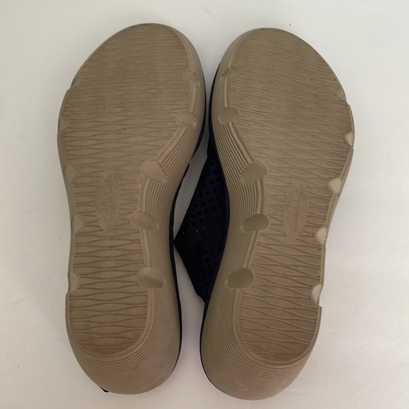 Clarks Artisan Women’s Reedly Variel Nubuck Wedge Sandals Black 9 - Picture 7 of 8